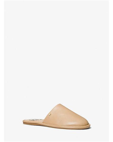 michael kors thea leather mule|Michael Kors Mule shoes for Women .